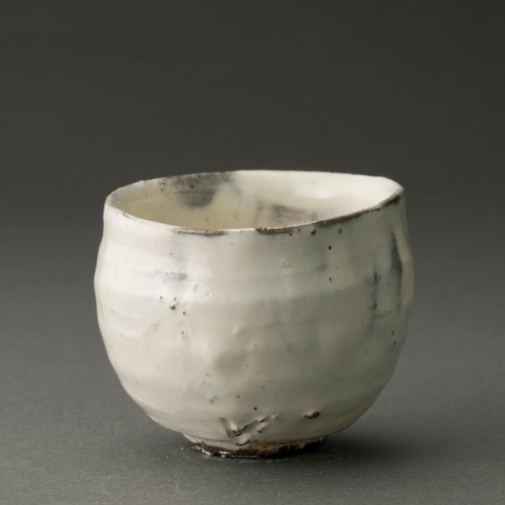 辻村史朗 粉引花入