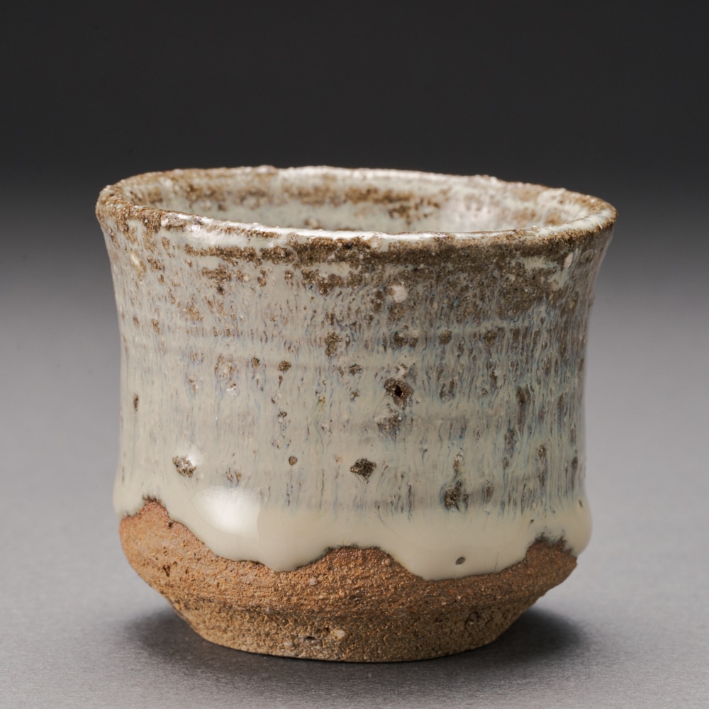 ○斑唐津 立ちぐい呑み