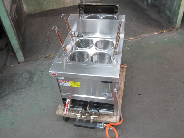 マルゼン】【業務用】【中古】 卓上ラーメン釜 MRK-045TB 都市ガス
