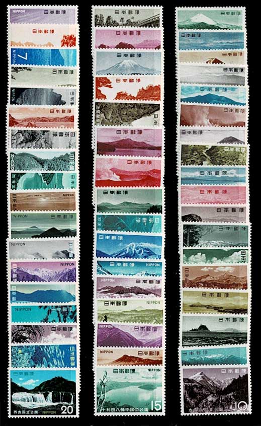 山田商品 銭単位切手 第1次国立公園シリーズ24点セット 山田商品 銭