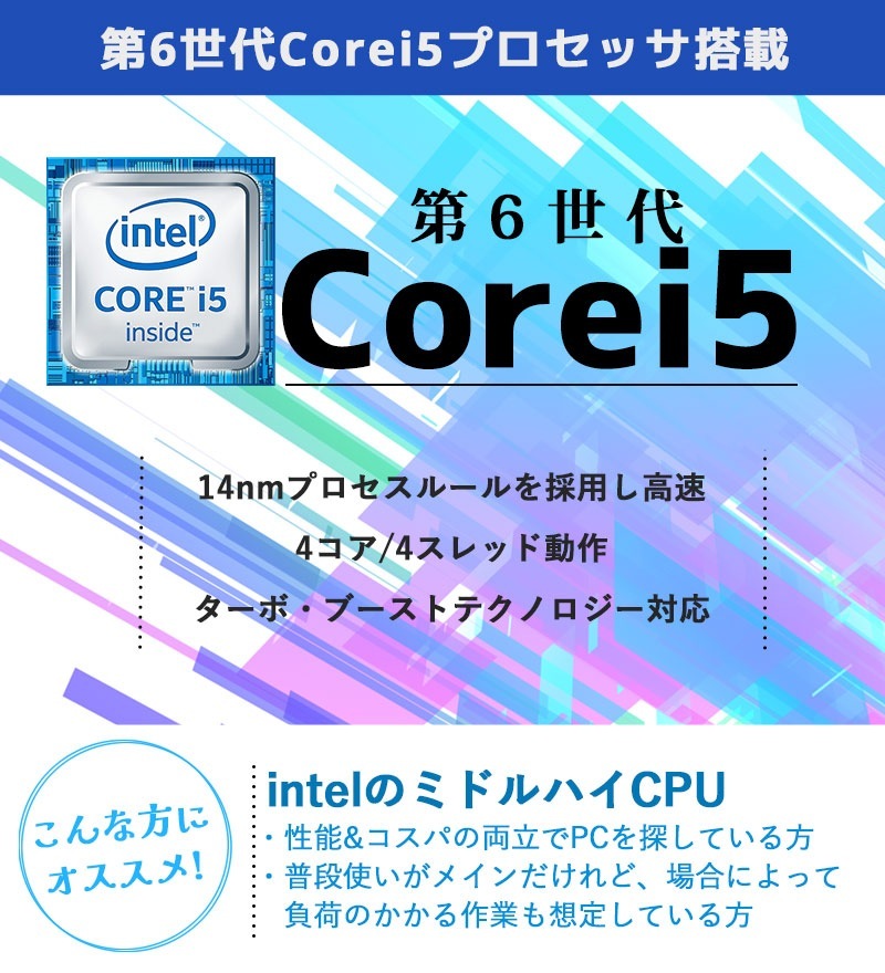NEC MATE 6世代i5 Win11すぐ使えるデスクPC NEC 【第6世代CPU 搭載