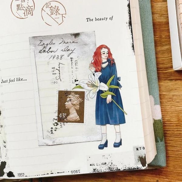 Windry R]Windry R. x Journal pages ~ Bouquets マットPETテープ(剥離