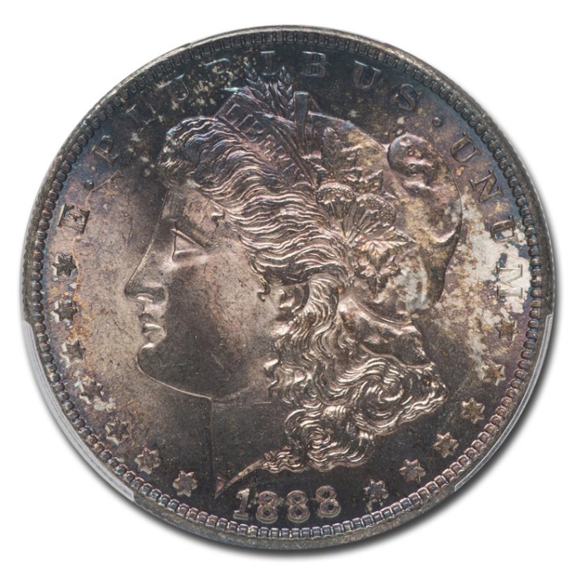 アメリカ モルガンダラー 1882年 CC カーソンシティ PCGS MS63