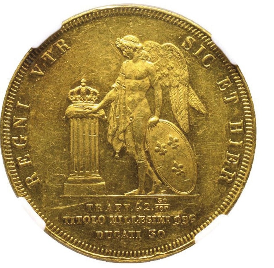 動画あり】【レア度3-R3】イタリア 1856年 フェルディナンド2世 30