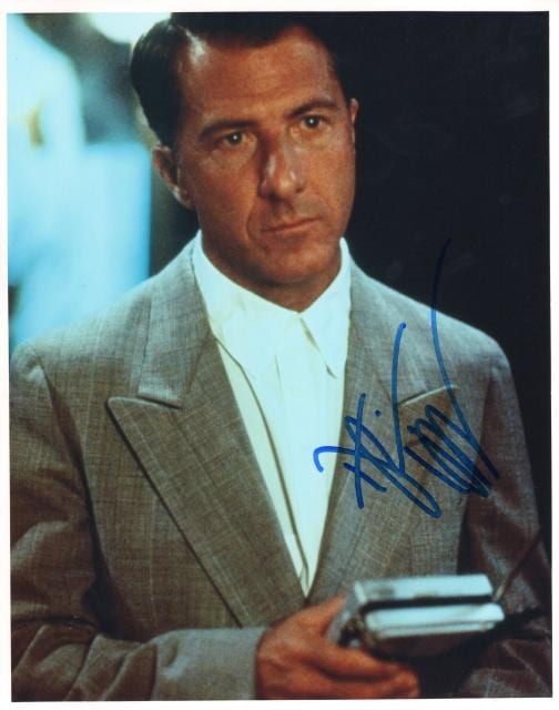 ダスティン・ホフマン直筆サイン入り写真□レインマン○UACCRD永久保証