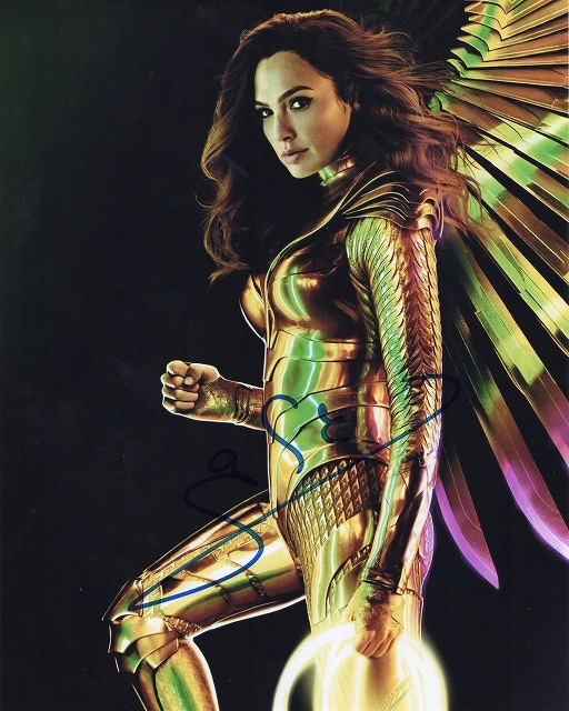 ガル・ガドット直筆サイン入り写真□ワンダーウーマン1984○UACCRD永久保証