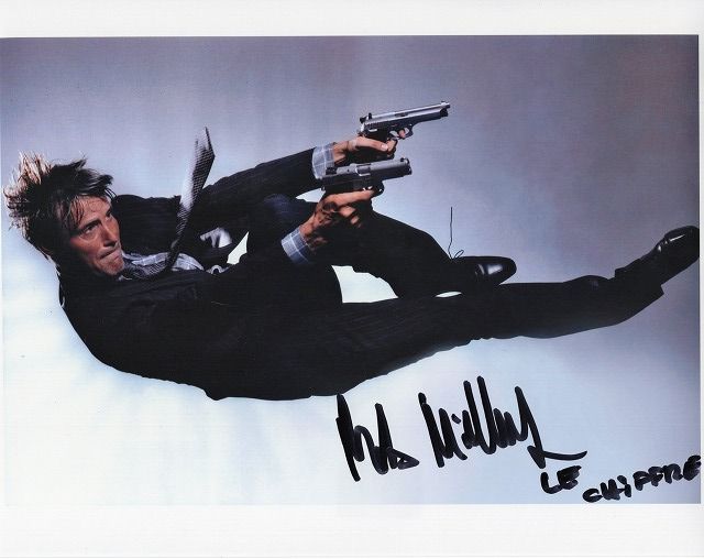 直筆サイン入り写真 マッツ・ミケルセン 俳優 デンマーク SA鑑定済