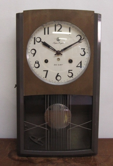 CW011 愛知時計 Super Eight 柱時計 30DAY | 時計,古時計,掛け時計