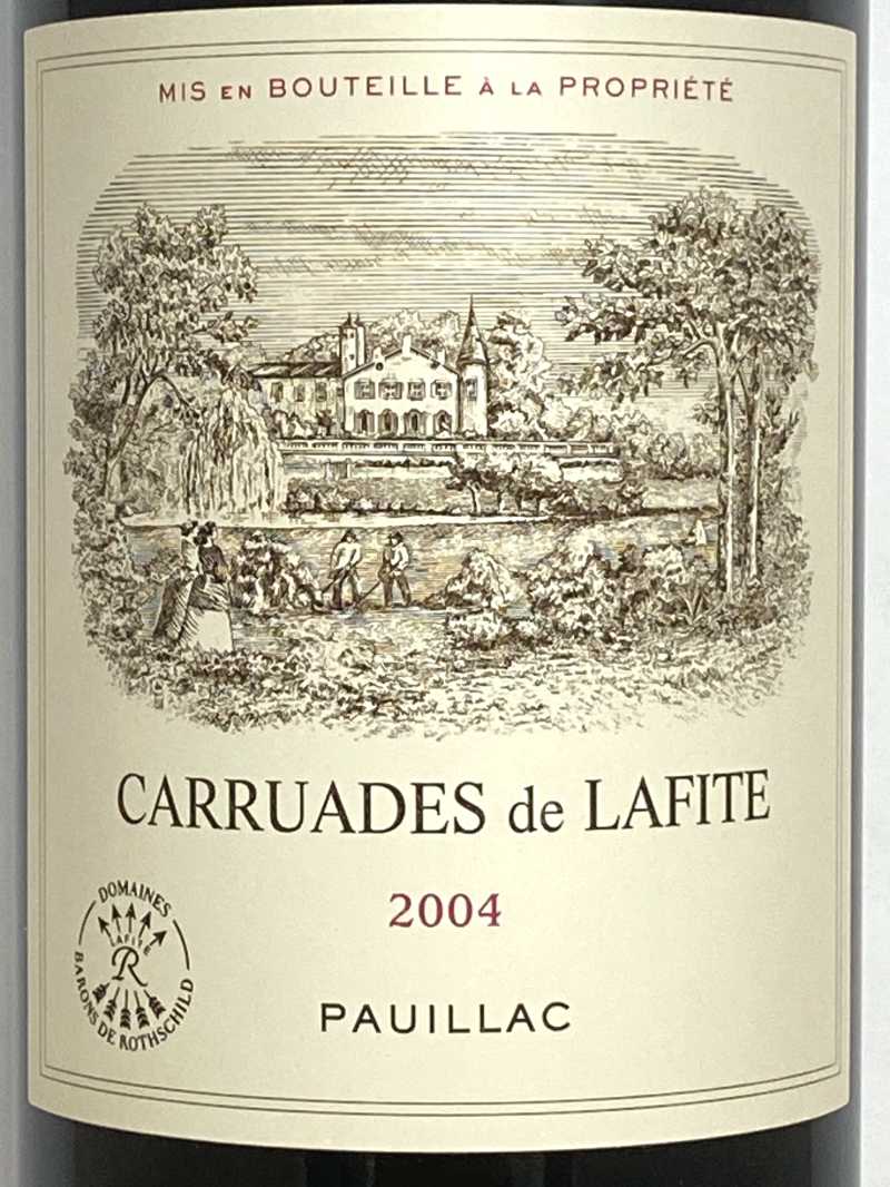 2004年 カリュアド ド ラフィット 750ml フランス ボルドー 赤ワイン