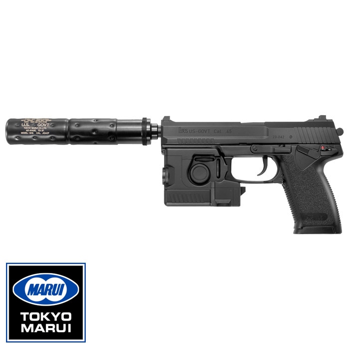 カ*レ様 静音&ステップリング・カスタム SOCOM Mk23 固定ガスガン 東