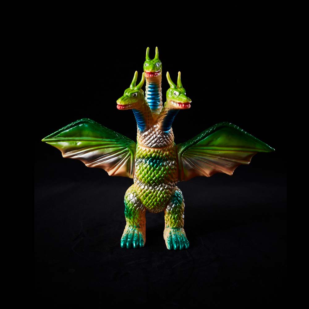 当時物 ブルマァク キングギドラ ソフビ 怪獣 ゴジラ キングギドラ