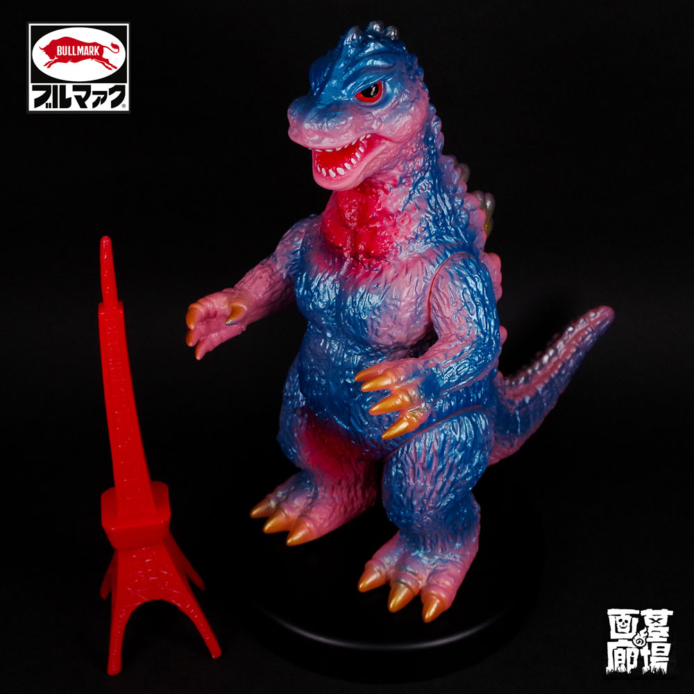 ゴジラ 50年以上前 フィギュア 赤目 ソフビ ブルマァク ソフビ