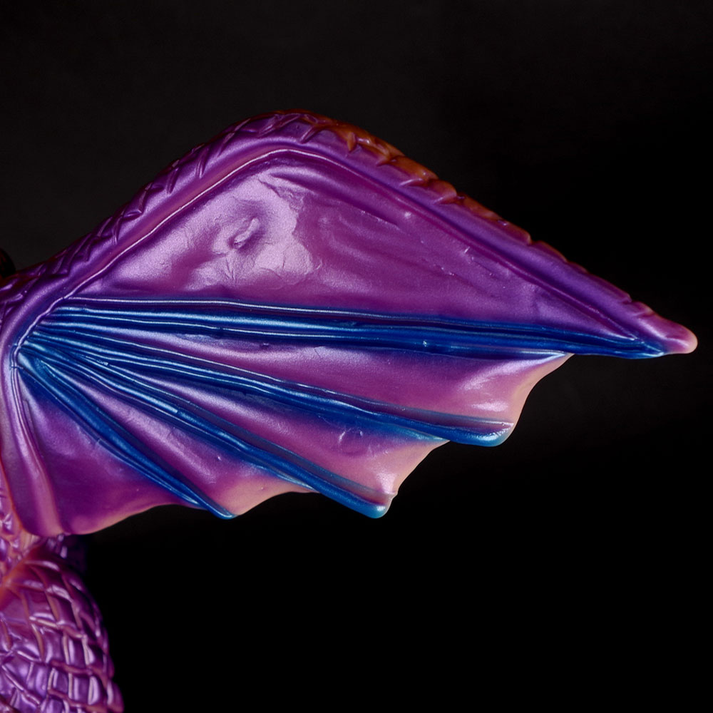 ソフビ】【ブルマァク】キングギドラ（パープル）/BULLMARK ブルマアク