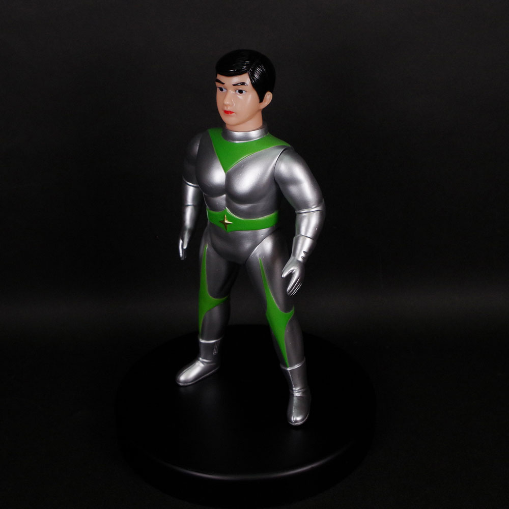 ソフビ】【ブルマァク】20マスク取れミラーマン（シルバー）/BULLMARK