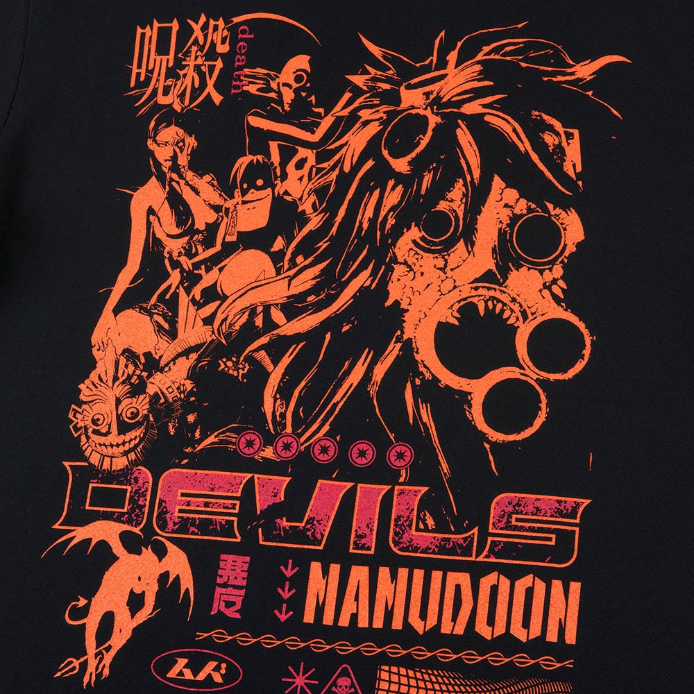 真・女神転生V Vengeance/悪魔 Tシャツ/ブラック｜墓場の画廊ONLINE STORE