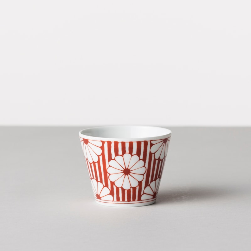 大明年製 蕎麦猪口 そばちょこ 蕎麦猪口大事典 和文/赤 そばちょこ |