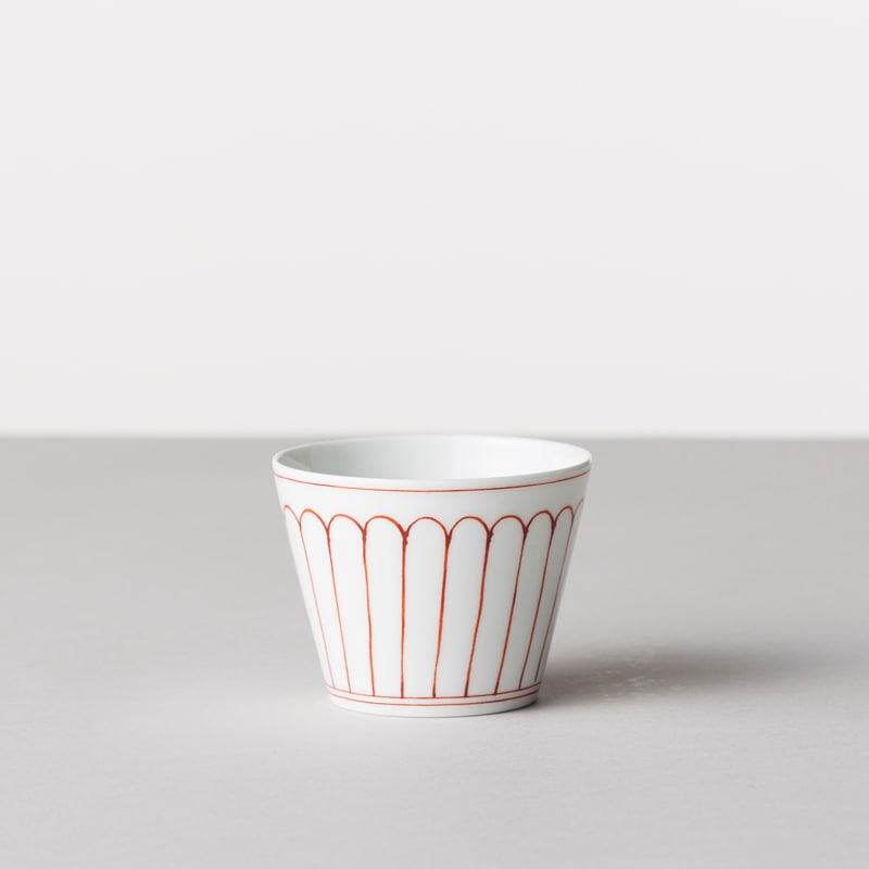 大明年製 蕎麦猪口 そばちょこ 蕎麦猪口大事典 和文/赤 そばちょこ