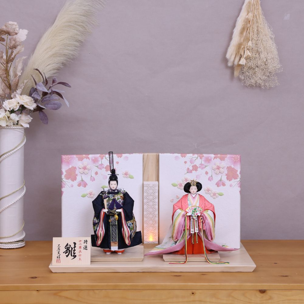 上村松園立雛シルクスクリーン版画 雛祭りひなまつり雛人形桃の節句雛飾り