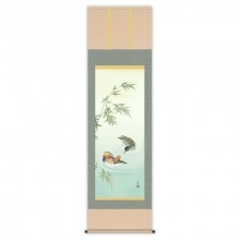 四季花鳥 春『紅白梅に鶯』北山 歩生 : アートの友社 四季花鳥 春