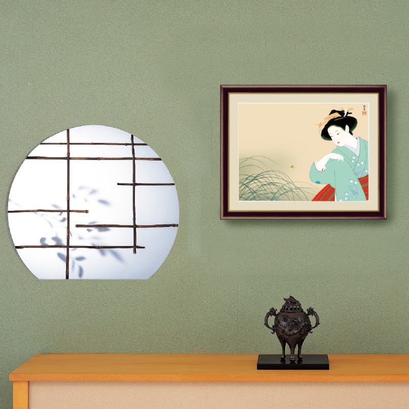 上村松園『雪』額 : アートの友社 上村松園『雪』額 112489 - くみあい