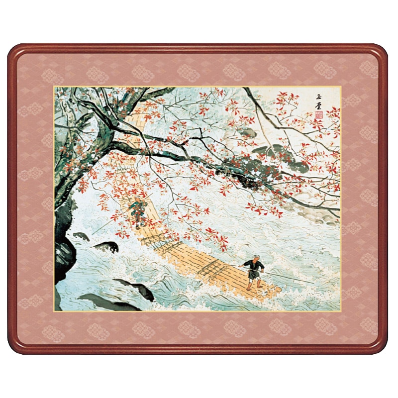 川合玉堂、【稲】、希少な画集より、状態良好、新品高級額装付 川合