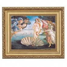 ボッティチェリ 「ヴィーナス誕生」 4号 立体複製名画 【5％ポイント