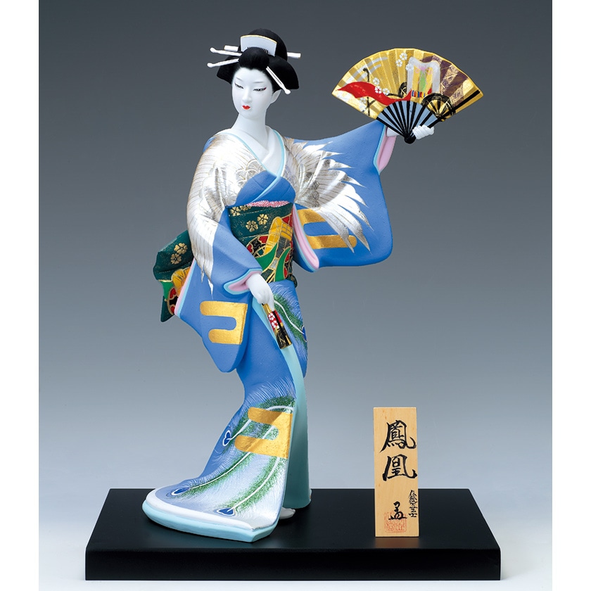 Amazon.co.jp: 博多人形 副島辰巳 作 美人物 女性 伝統工芸 郷土玩具 風俗