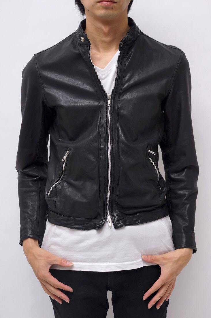 BEAUTY & YOUTH BY ゴート シングル ライダース 1225-199-5852