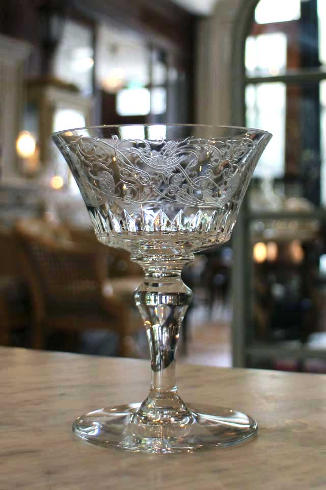 フランス オ—ルドバカラ シャンパングラス 「ロ—ハン」 フランス オ