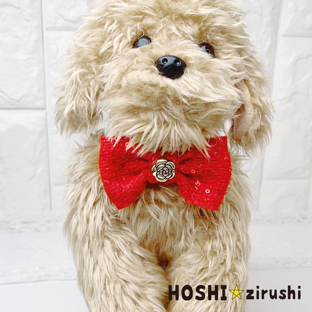 スパンコールローズチョーカー【20個入り】 Pet choker Dog collar Pet