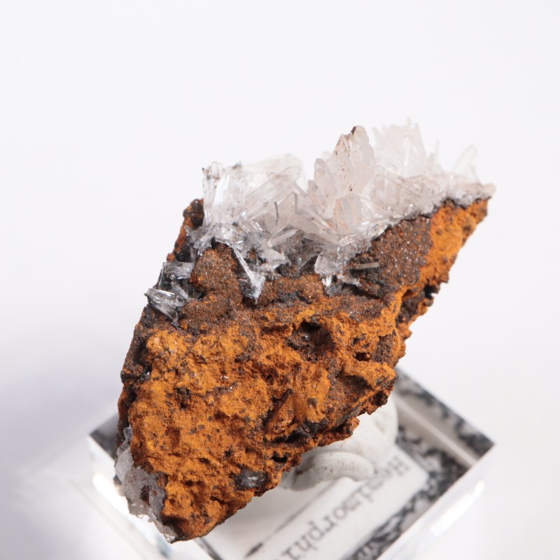 ニューメキシコ産 赤銅鉱入り異極鉱 キュプライト ヘミモルファイト 外