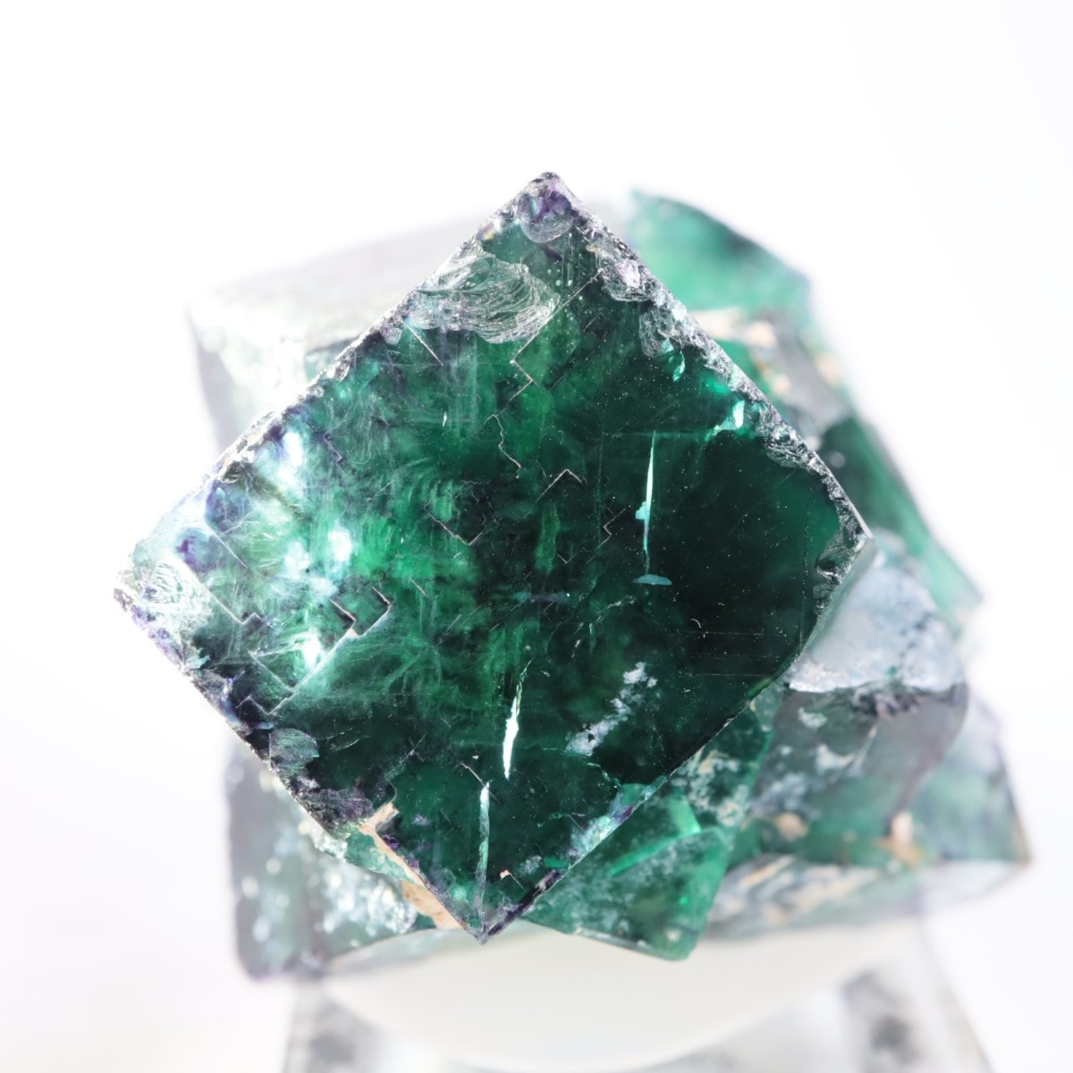 481 オコルス鉱山 フローライト クォーツ ブルーグリーン パープル