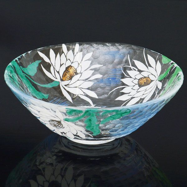 茶道具】平茶碗 八月 常夏 茶道具】平茶碗 八月 常夏