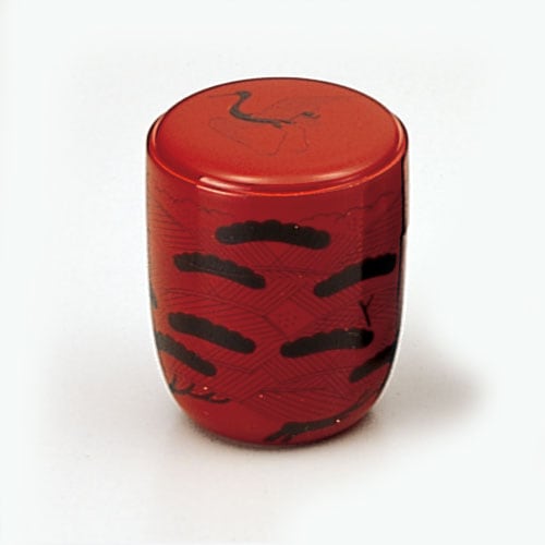 FD12⑦ 宗廣工房玄々斎好模本歌写茶入れ「曙棗」