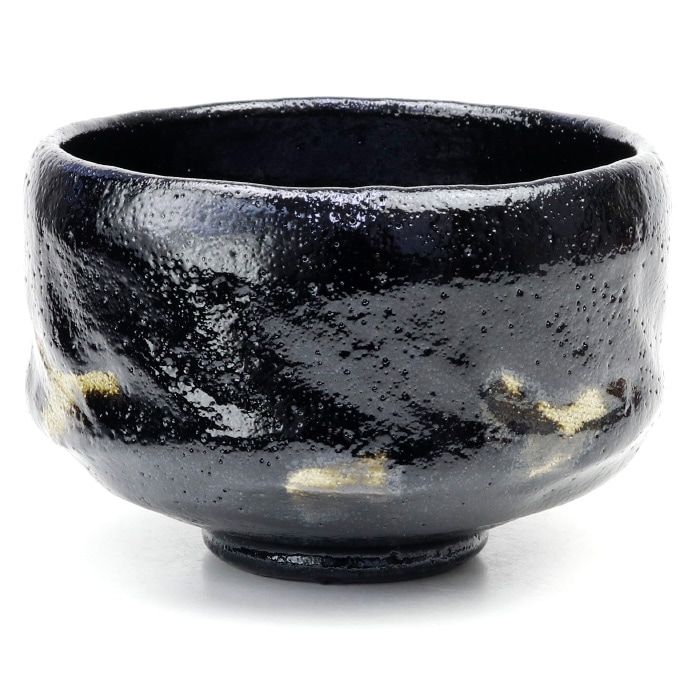 楽天市場】【茶器/茶道具 抹茶茶碗】 黒楽茶碗 白幕釉 高台寺窯 : いまや