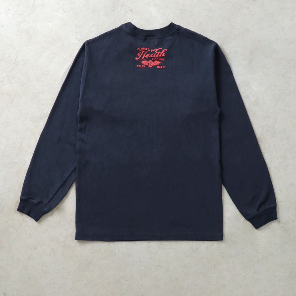 HEATH x Pherrow's】PLT1 COLLABO L/SPLT1 別注ロンT｜アメカジ