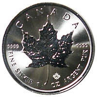 カナダ メイプルリーフ 5ドル銀貨 2022 UNC | 世界のコイン,クラウン貨