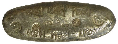 宝永四ツ宝丁銀 184.1g 鑑定書付 | 明治以前の日本の古銭,丁銀・豆板銀