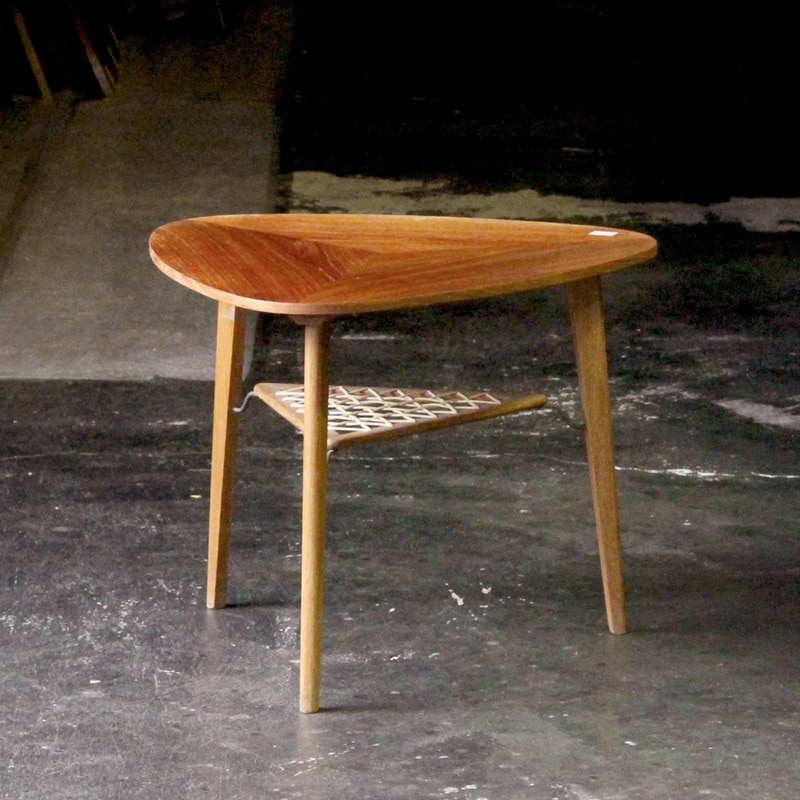 昭和レトロ ミッドセンチュリー 木製 カフェテーブル サイドテーブル