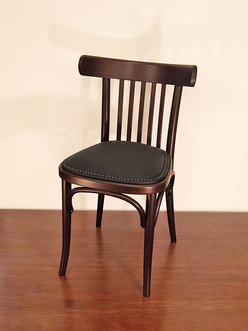 アンティークTONチェアB⭐︎トーネットチェアダークブラウン彫刻入り