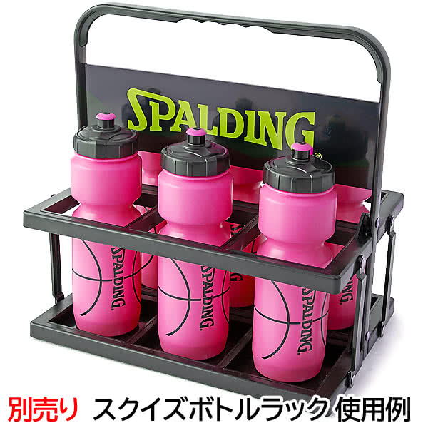 SPALDING スクイズボトル ピンク 800ml 目盛付 ポリエチレン