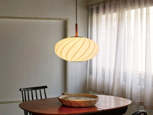 ウスヴァ ペンダントライト プリーツ加工 シェード ペンダントライト