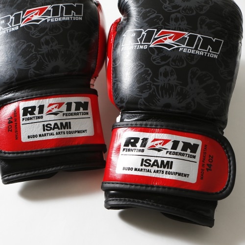 ISAMI RIZIN ボクシンググローブ Mサイズ RIZINキック用グローブ