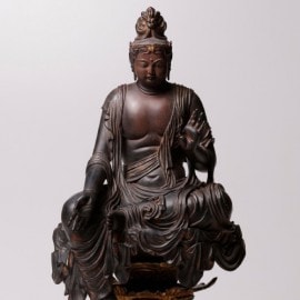 ☆新品同様☆イスム スタンダード 百済観音 仏像 ポリストーン☆T11