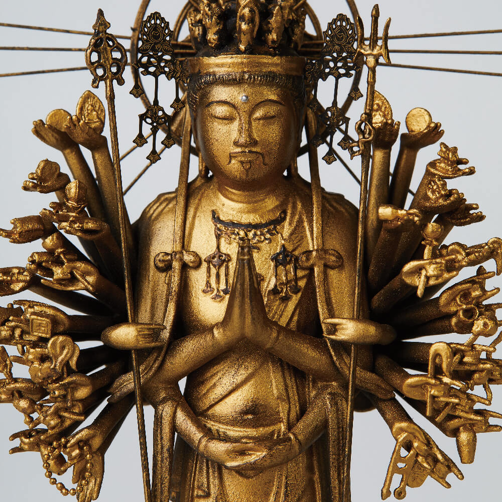 TanaCOCORO[掌] 千手観音～慶派～ | 仏像フィギュアのイスムウェブショップ