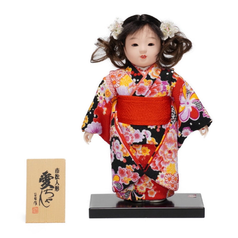 市松人形】5号 愛ちゃん(座)〈公司作〉[223-025] ｜雛人形・五月人形の