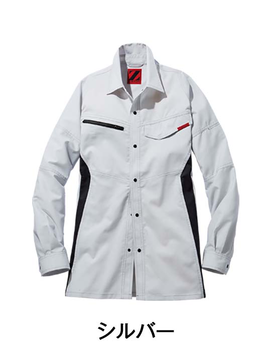 Z-DRAGON】 76504 製品制電ストレッチ長袖シャツ[通年]※SLIM FIT※通販