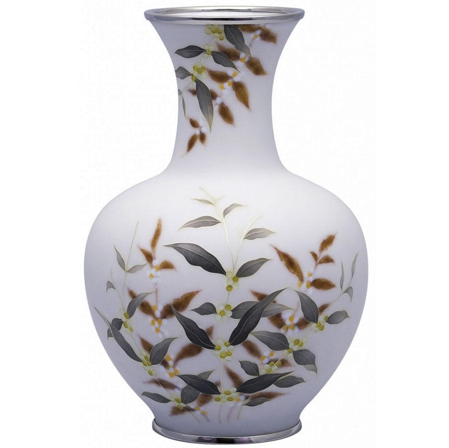 七宝焼き 花瓶（田村丈雅 作） 70号 変形(H21) ざくろ | 花瓶 | 伝統