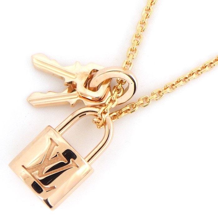 ルイ・ヴィトン LOUIS VUITTON】ネックレス パンダンティフ ロック