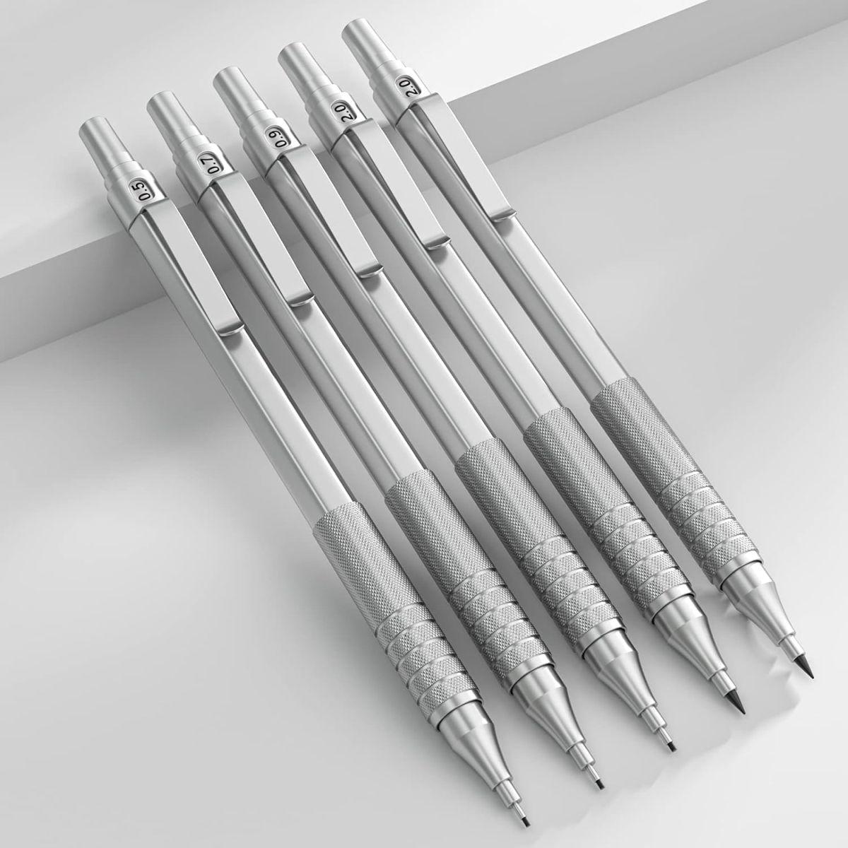 Nicpro シャーペンセットメタル製|筆箱付、シャープペンシル製図鉛筆